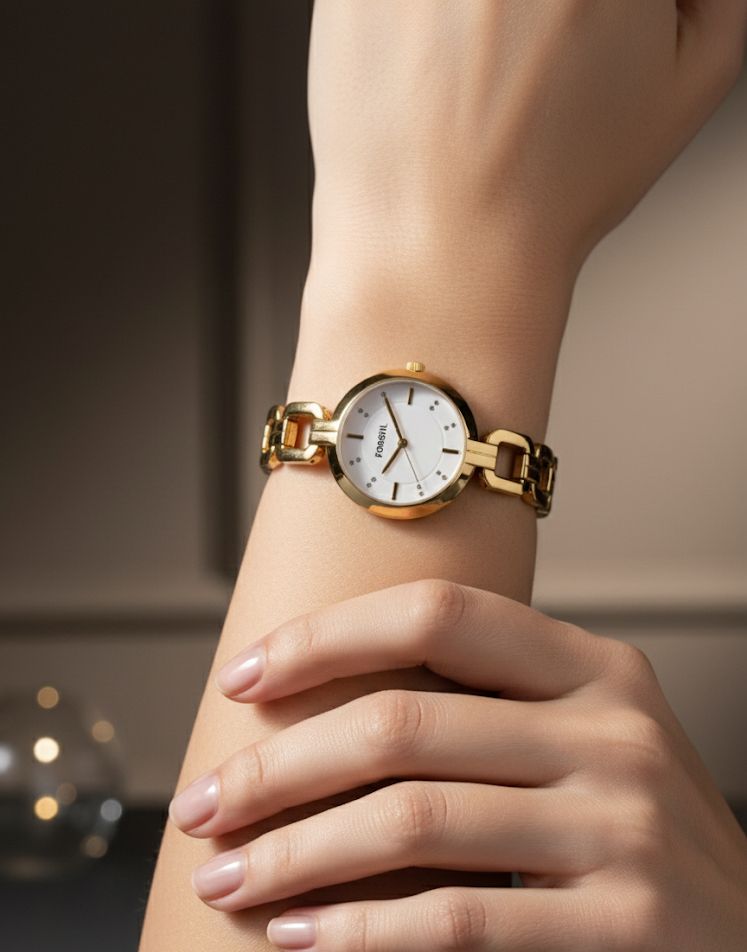 FOSSIL RELOJ DORADO MUJER (BQ3852)