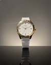 FOSSIL RELOJ DORADO-BLANCO MUJER