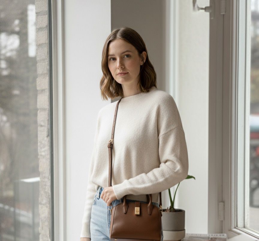 NINE WEST CARTERA CAFE OSCURO