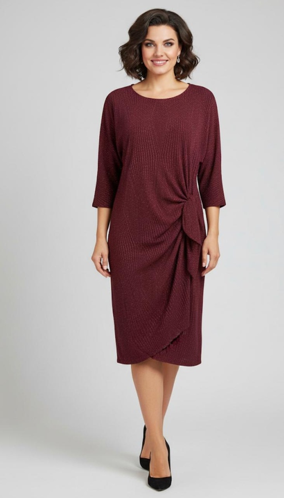 SIGNATURE VESTIDO OCRE BRILLANTE