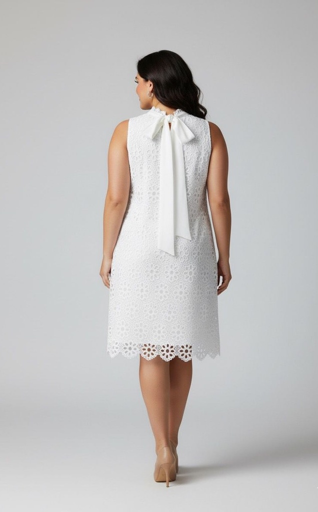 SIGNATURE VESTIDO BLANCO MUJER RB66448B