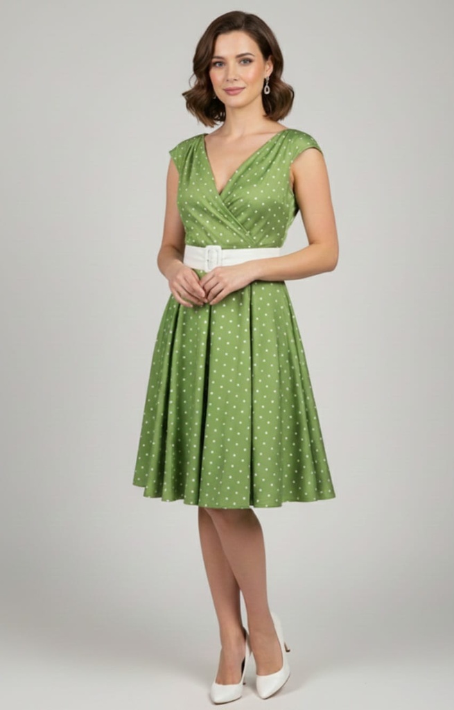 LIZ CLAIBORNE VESTIDO MUJER VERDE