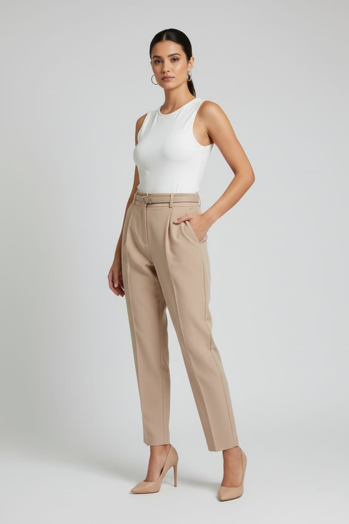 DAZZ PANTALON FORMAL MUJER BEIGE