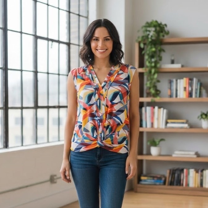 ZAC&RACHEL BLUSA ESTMPADO CLRS