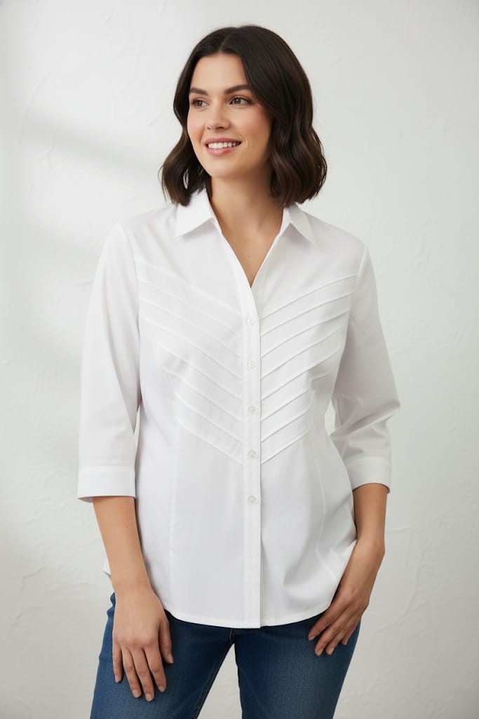 ZAC&RACHEL BLUSA BLANCO MUJER