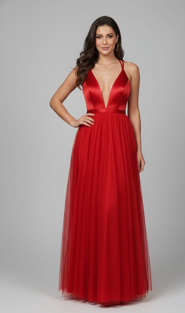 HAUTE MONDE VESTIDO ROJO MUJER HMD13545A