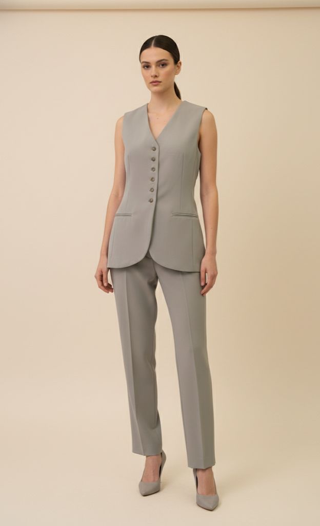 ACTIVE SET GRIS CHALECO-PANTALON J14403