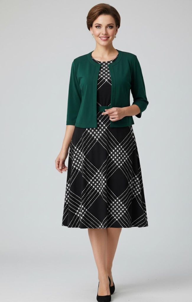 STUDIO ONE CHAQUETA-VESTID NGR-VRD-BLC 66423