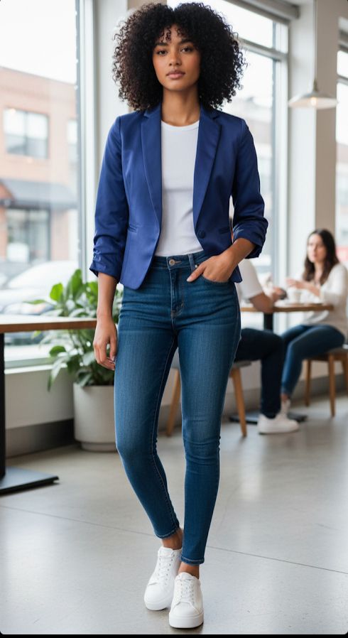 OVI CHAQUETA MUJER AZUL MARINO JS1413A