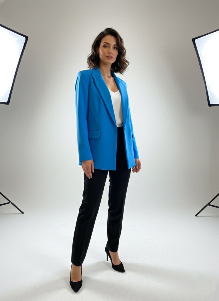 MICHEL BLAZER AZUL TURQUEZA 70807