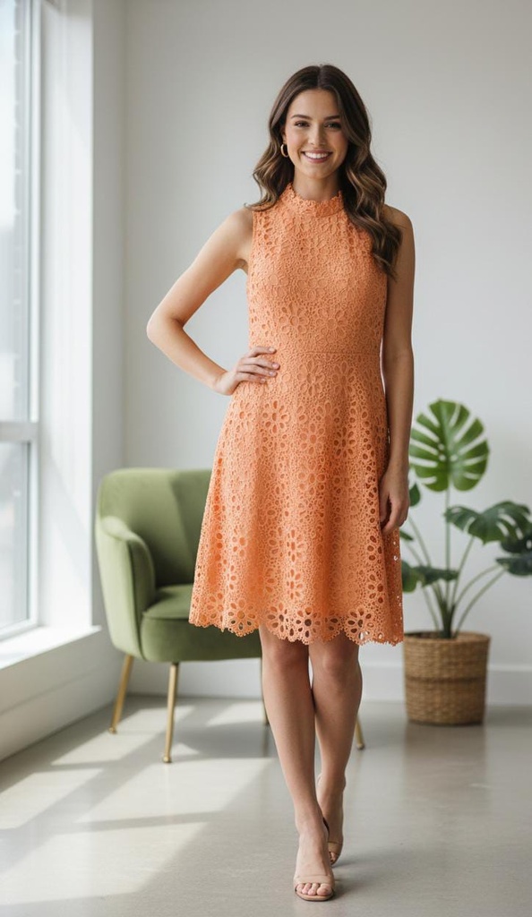 SIGNATURE VESTIDO MOSTAZA MUJER RB66448