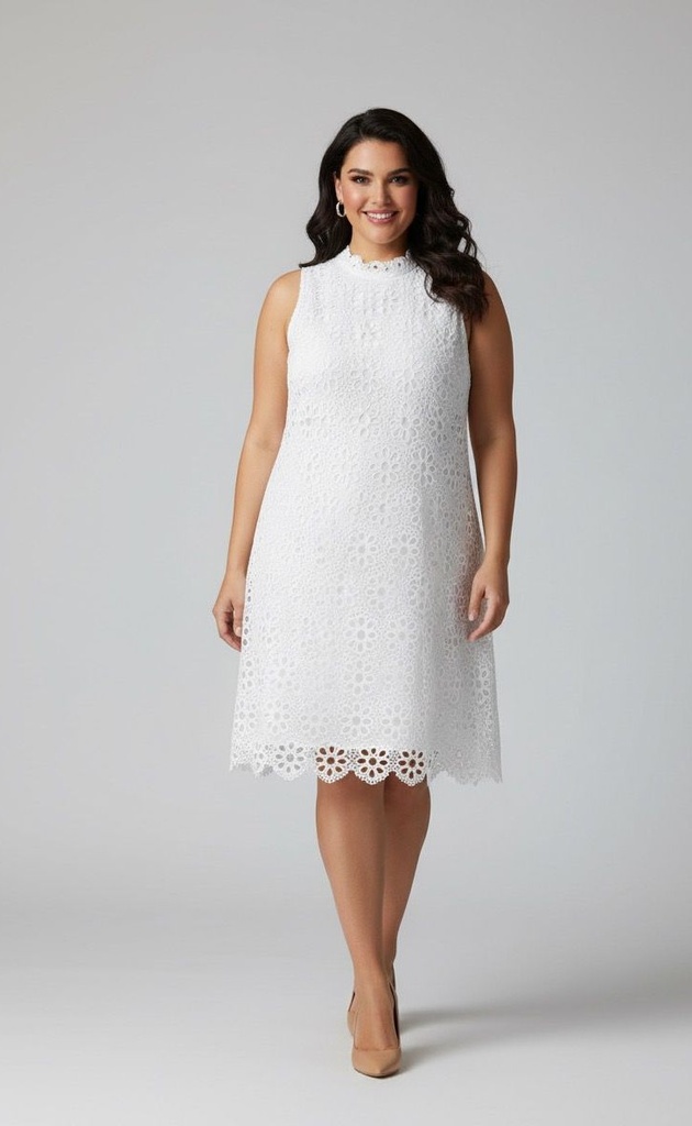 SIGNATURE VESTIDO BLANCO MUJER RB66448B