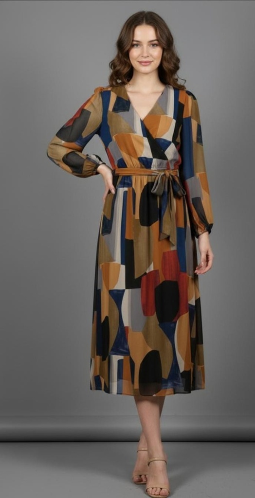 SIGNATURE VESTIDO MULTICOLORES MUJER RB67891