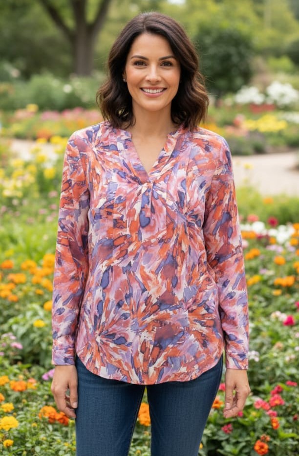 ZAC&RACHEL BLUSA NARANJA CLRS ST815031S