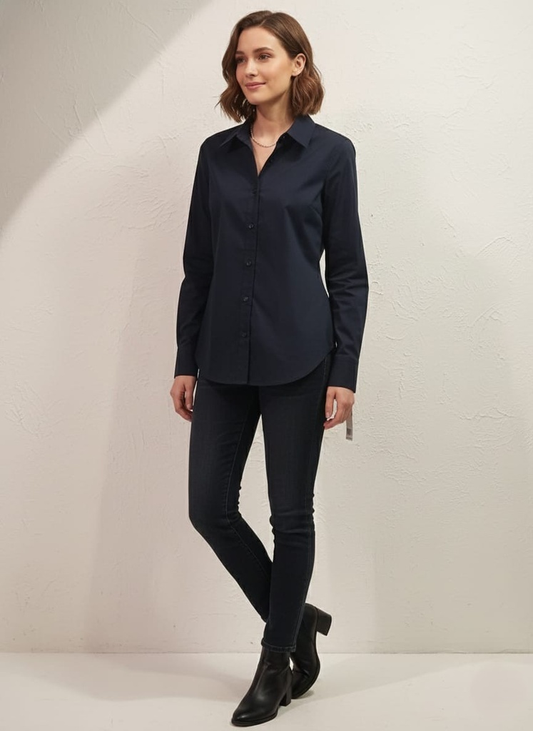 ZAC&RACHEL CAMISA AZUL MARINO MUJER ST81F607BAM
