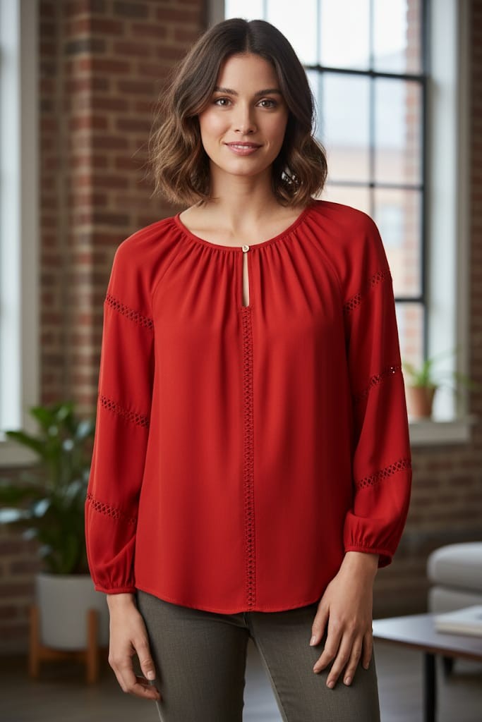 ZAC&RACHEL BLUSA ROJO MUJER ST81LM67E