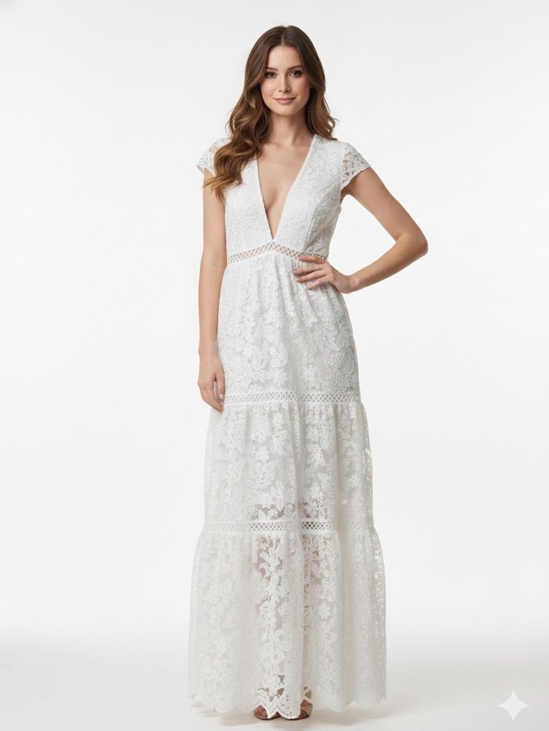 MINUET VESTIDO BLANCO MUJER 23091