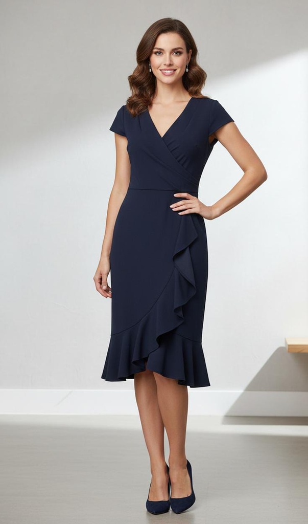 LONDON TIMES VESTDIO AZUL M. T6702M