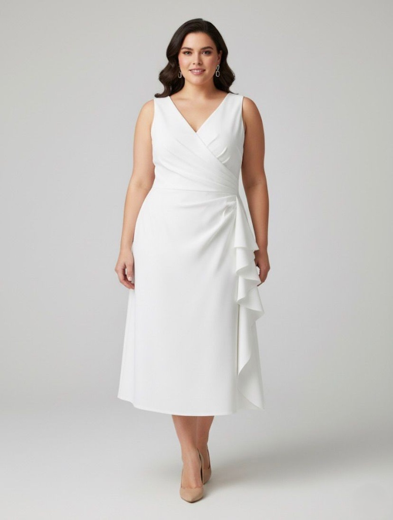 IVY+BLU VESTIDO BLANCO MUJER