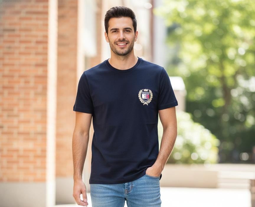 TOMMY CAMISETA OCRE HOMBRE XM05741