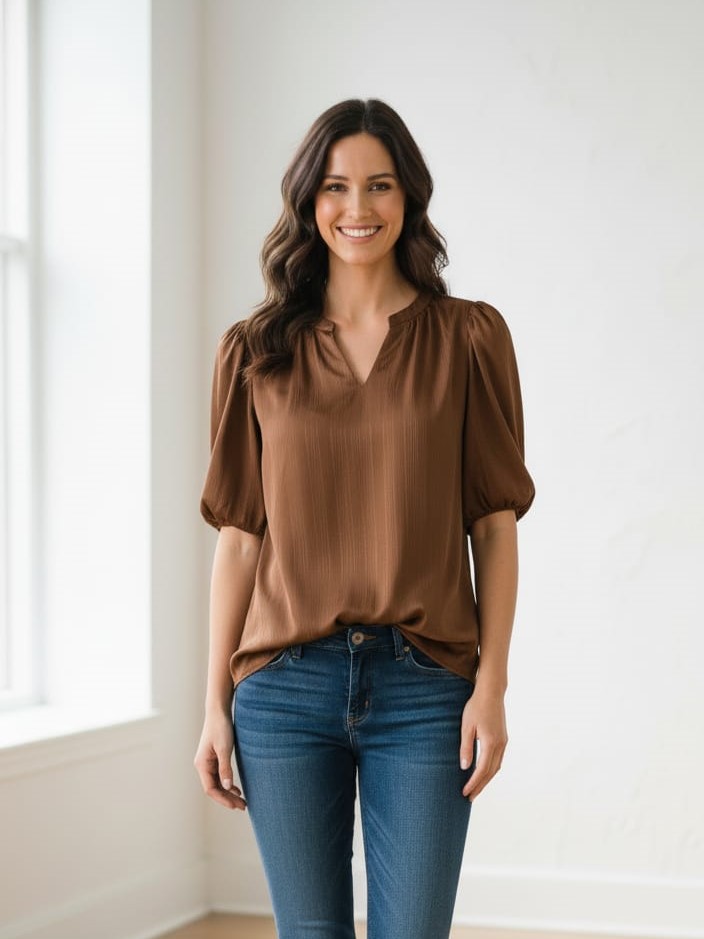 GLAM BLUSA LADRILLO GT8587