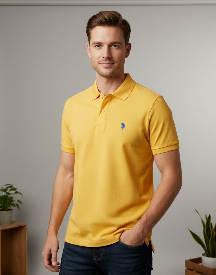 POLO CAMISETA  C.P AMARILLO  HOMBRE 11601588AM