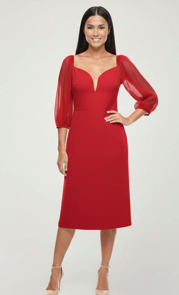 FIND ME VESTIDO MUJER ROJO