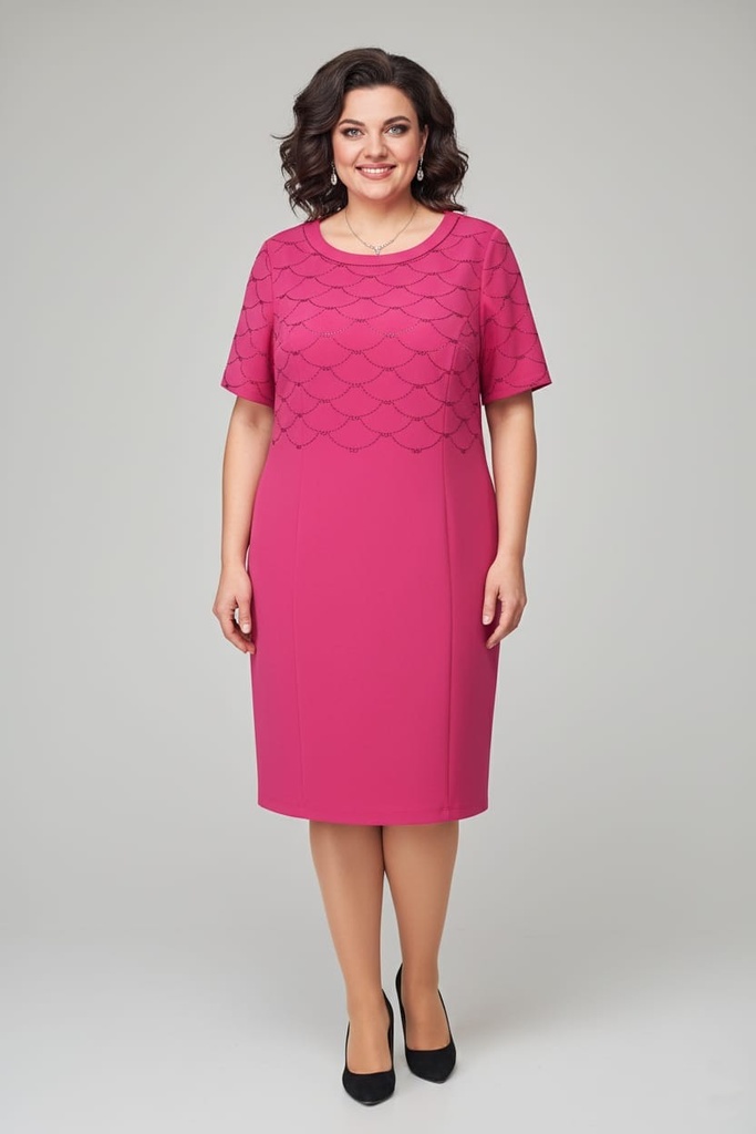 COLETTE VESTIDO FUCHSIA BRILLO MUJER
