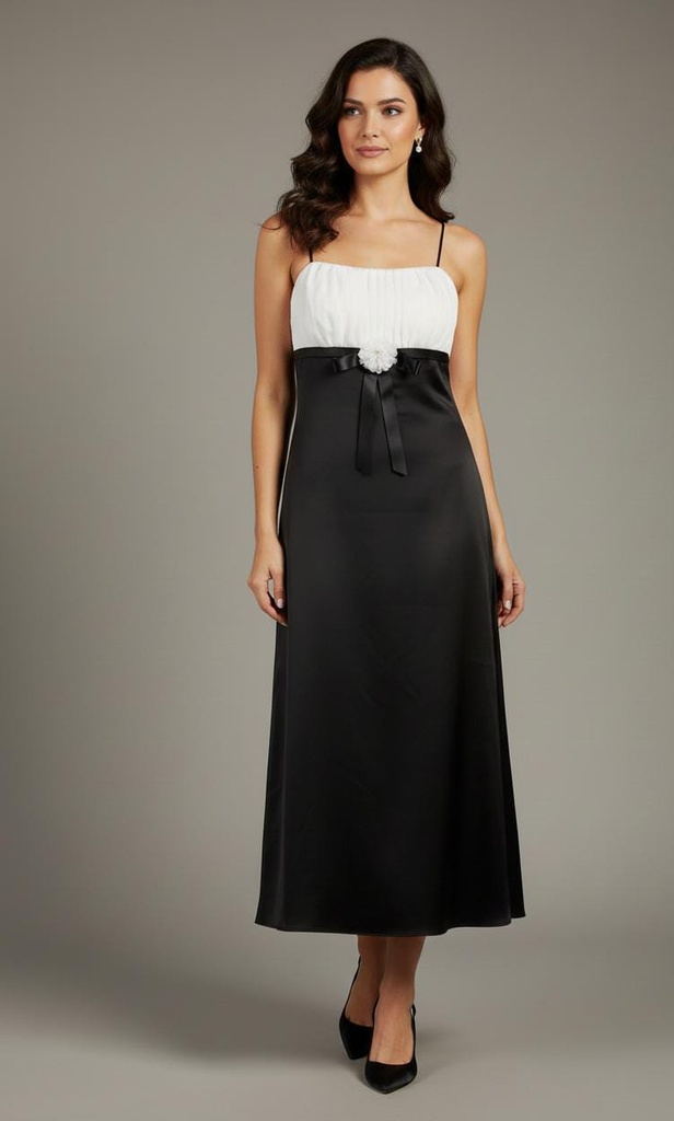 BETSY&ADAM VESTIDO MUJER BLC-NEGRO