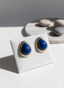 ARETES ENCHAPE GOTA AZUL-DRD