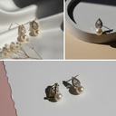 ARETES ENCHAPE DRD-BRILLANTE-PERLA