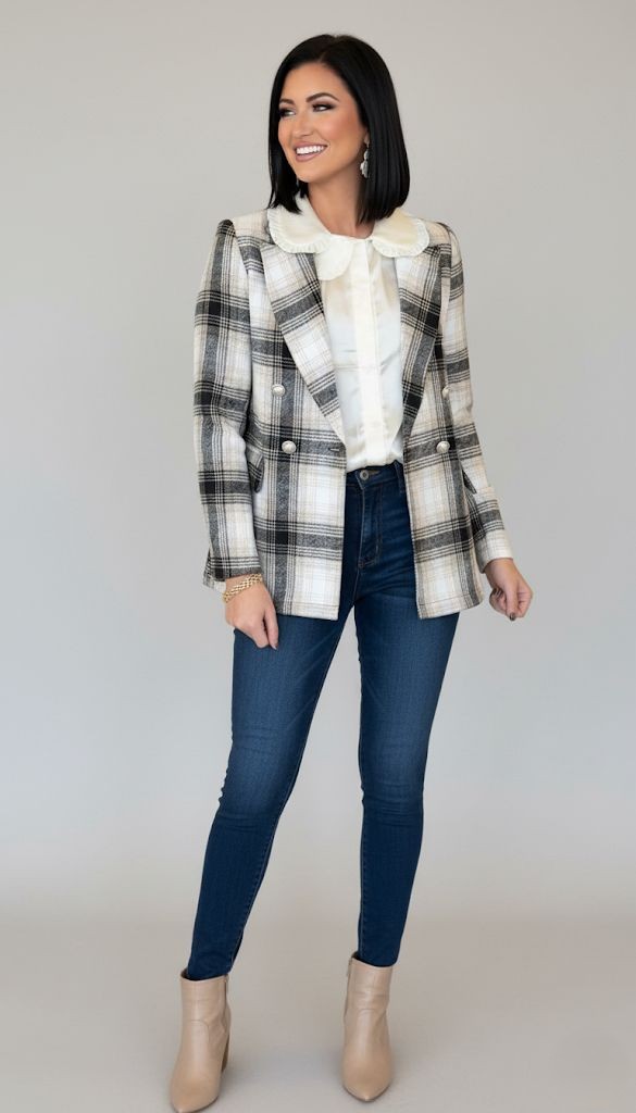 CHOCOLATE CHAQUETA ESTAM NEGRO-BEIGE-BLC