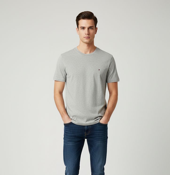 TOMMY CAMISETA GRIS HOMBRE 78JA560G