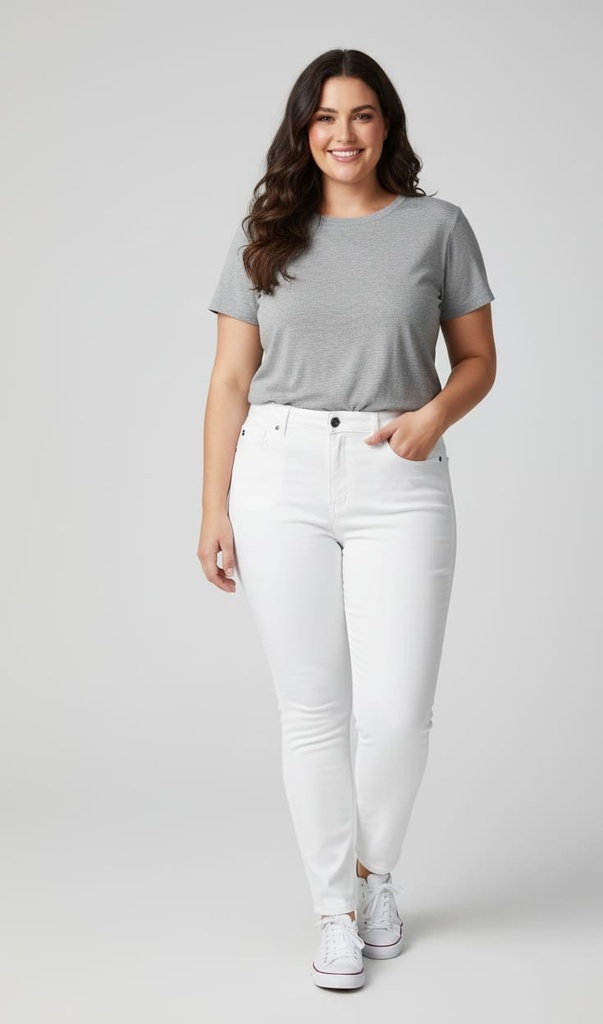 KANCAN JEANS MUJER BLANCO KC7109WT