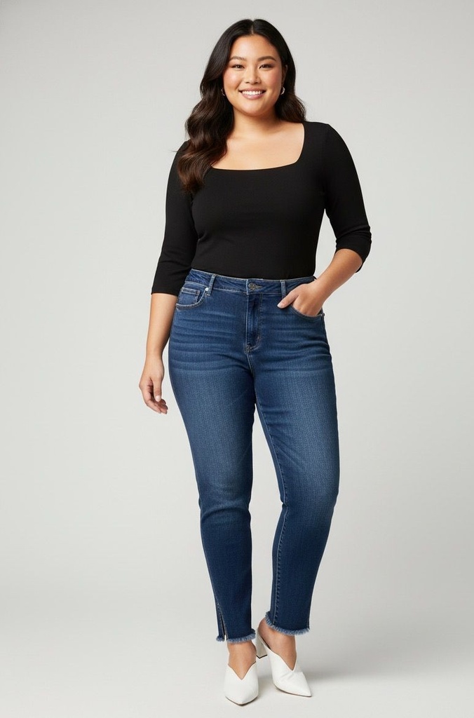 KANCAN JEANS PLUS AZUL OCURO M. KC7140DPA