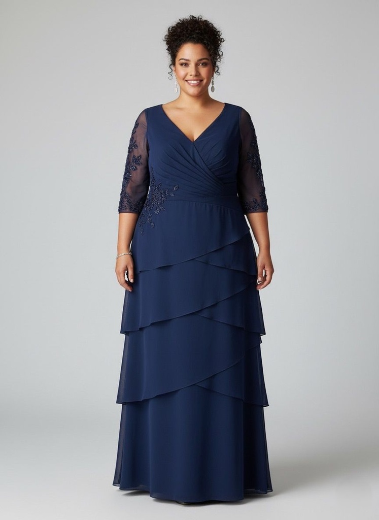 MARSONI VESTIDO AZUL BRILLANTE MV1022A