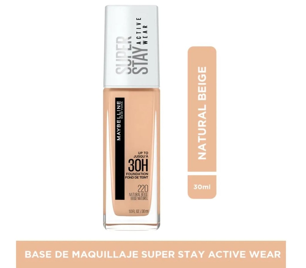 MAYBELLINE BASE 220 NATURAL BEIGE