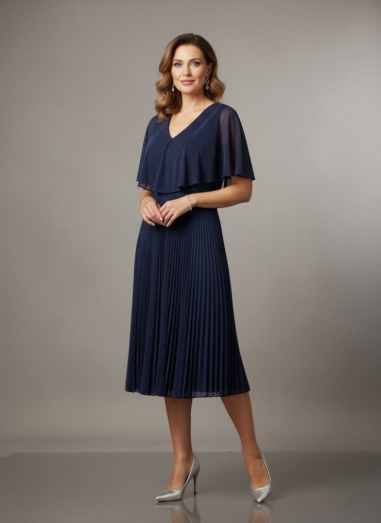 MAISON TARA VESTIDO AZUL M.BRILLANTE 81359MA