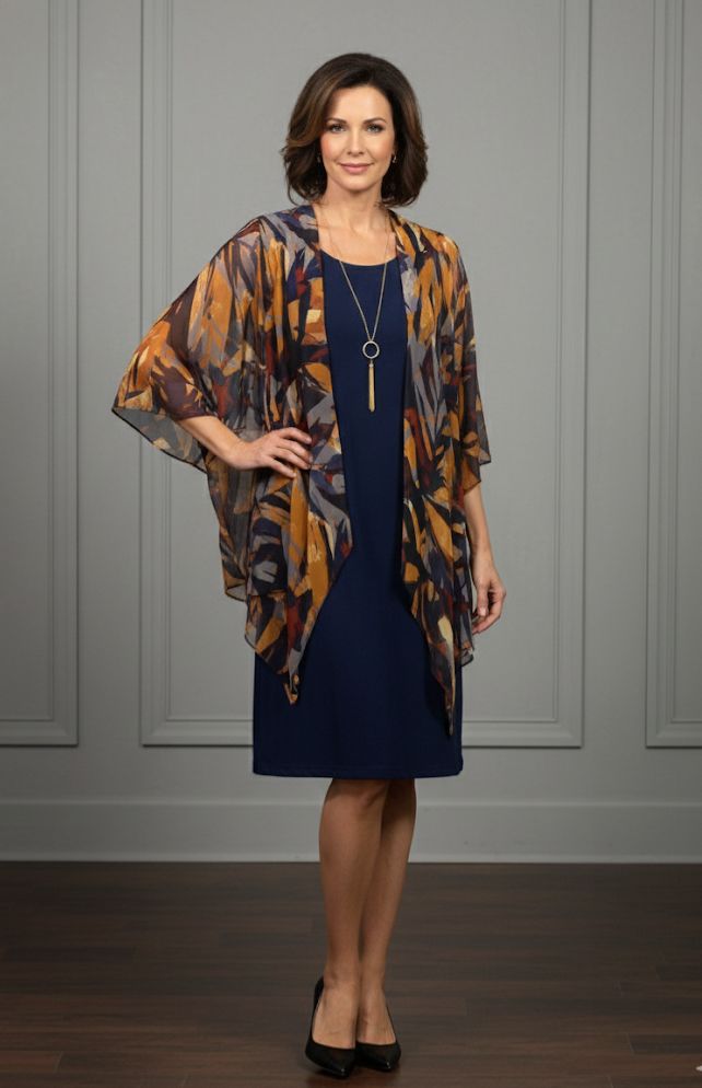 SANDRA DARREN CHAQ.VESTIDO AZUL M. ESTAM ZZ77652