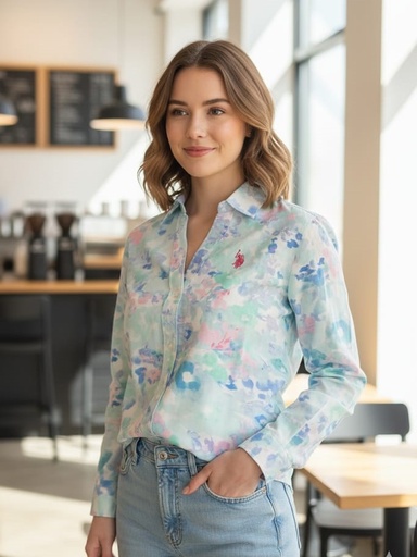 POLO CAMISA COLORES MUJER 216356NAC