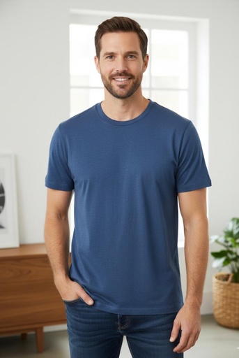 [532967A] BANANA CAMISETA HOMBRE AZUL