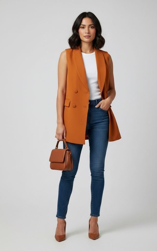 [70606WZ] MICHEL CHALECO ZAPOTE MUJER