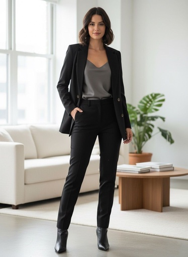 MICHEL BLAZER NEGRO MUJER 70777N