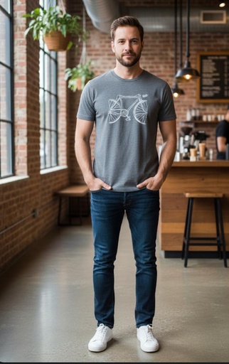 BANANA CAMISETA AZUL BICICLETA 748883