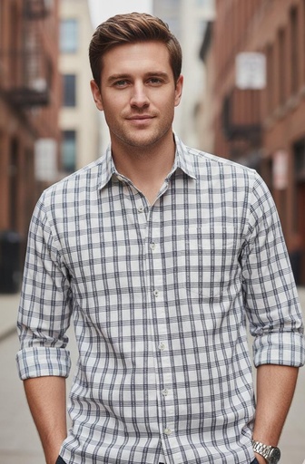 BANANA CAMISA BLANCO-NGR-GRIS 76312710