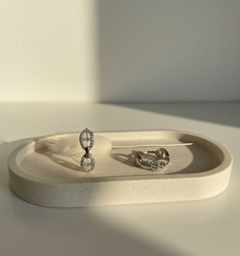 [AR0211] ARGOLLA ENCHAPE PLATEADO BRILLANTE