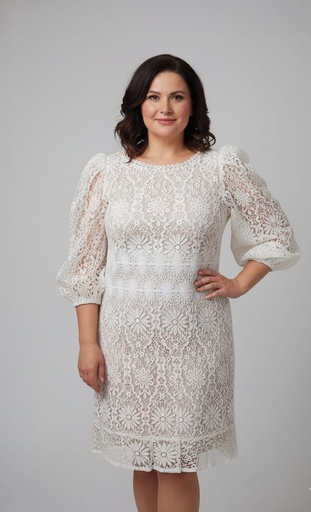 JULIA JORDAN VESTIDO BLANCO-BEIGE JJ38724