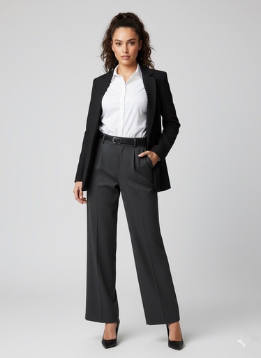 ACTIVE PANTALON GRIS OSCURO RECTO P14193GO