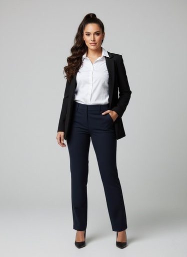 ACTIVE PANTALON AZUL MARINO RECTO P14316AM