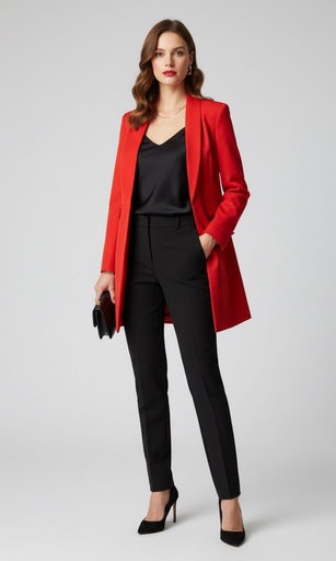 [TCH0367] TEA&CUP CHAQUETA MUJER ROJO